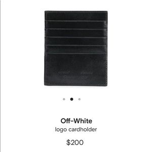 Authentic Off-White Cardholder